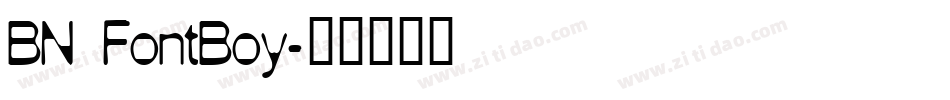 BN FontBoy字体转换
